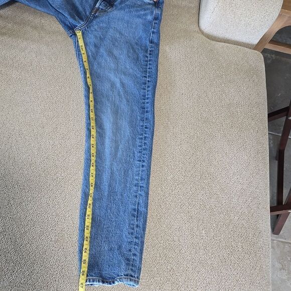 Levi's Premium Denim Wedgie High Rise Straight Fit Button Fly Jeans - Size 25 - Picture 15 of 15